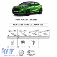 Side Step Brackets (Dma) suitable for Ford Puma St Line 2020- Suv I