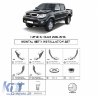 Side Step Brackets (Dma) suitable for Toyota Hilux 2005-2015 Pk An10