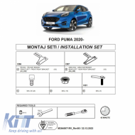 Side Step Brackets suitable for Ford Puma 2020- SUV I