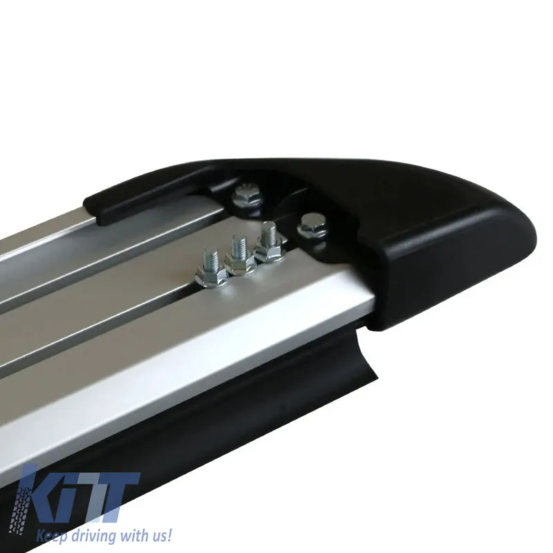 Side Steps APA (Silver-163cm) 2 Pieces Aluminium Without Brackets