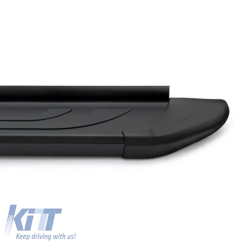 Side Steps FABA (Black-183cm) 2 Pieces Aluminium Without Brackets