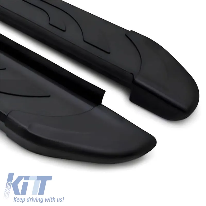 Side Steps FABA (Black-183cm) 2 Pieces Aluminium Without Brackets
