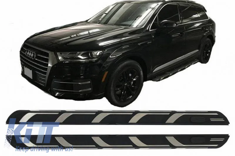 Side Steps Running Boards suitable for Audi Q7 (4M) 2015+ OEM Look 2 pcs