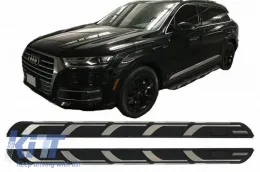 Side Steps Running Boards suitable for Audi Q7 (4M) 2015+ OEM Look 2 pcs-image-6315870