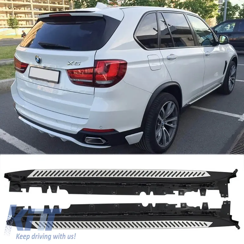 Side Steps Running Boards suitable for BMW X5 F15 2013-2018 OEM Look 2 pcs