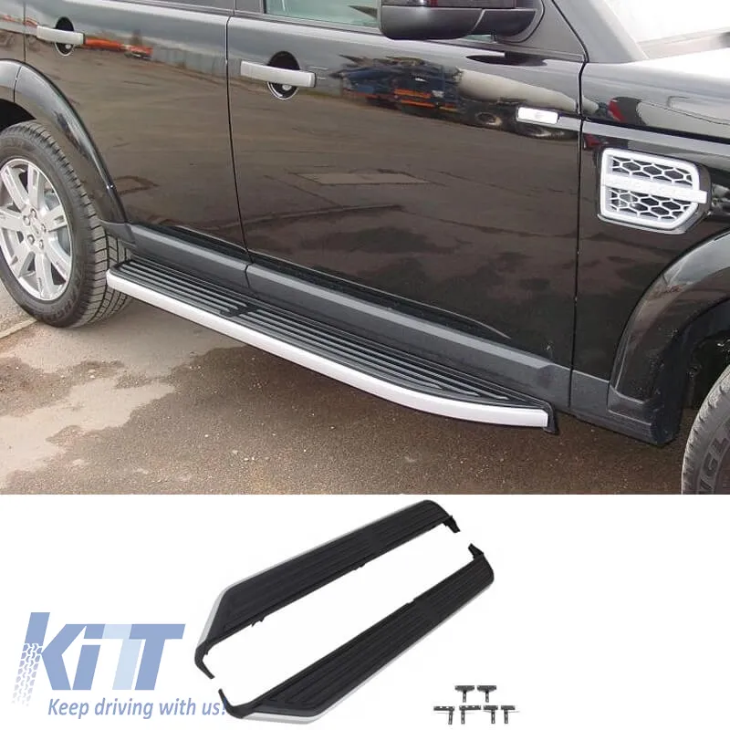 Side Steps Running Boards suitable for Land Rover Discovery 3 & 4 (LR3&LR4) 2004-2016 2 pcs