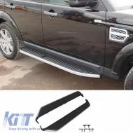 Side Steps Running Boards suitable for Land Rover Discovery 3 & 4 (LR3&LR4) 2004-2016 2 pcs-image-6312348