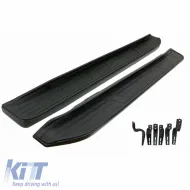 Side Steps Running Boards suitable for Toyota Land Cruiser Prado FJ150 2010+ Black 2 pcs-image-6312334