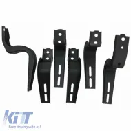 Side Steps Running Boards suitable for Toyota Land Cruiser Prado FJ150 2010+ Black 2 pcs-image-6312338