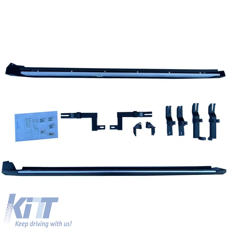 Side Steps Running Boards suitable for VW Tiguan Allspace 2019+ Oem Look 2 pcs