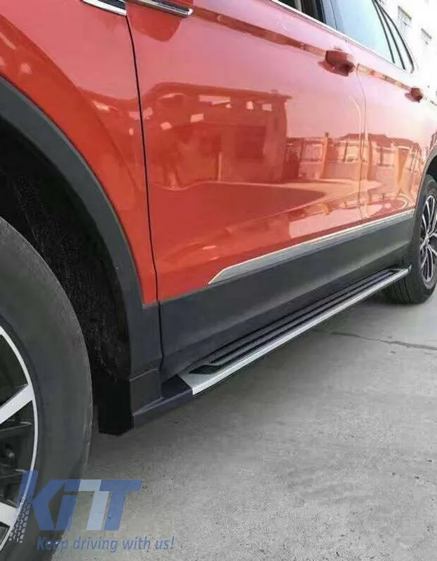 Side Steps Running Boards suitable for VW Tiguan Allspace 2019+ Oem Look 2 pcs