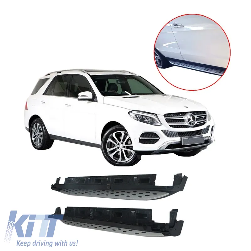 Side Steps Running Boards suitable for Mercedes-Benz ML-Class (W166) 11-19 / GLE-Class (W166) 15-19 2 pcs