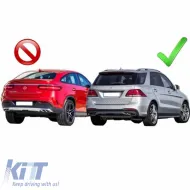Side Steps Running Boards suitable for Mercedes-Benz ML-Class (W166) 11-19 / GLE-Class (W166) 15-19 2 pcs-image-6298724
