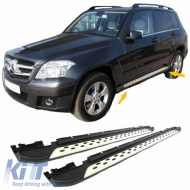 Side Steps Running Boards suitable for Mercedes-Benz GLK-Class (X204) 08-15 2 pcs