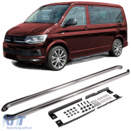 Side steps side bars stainless steel polished for VW T5 T6 T6.1 long wheelbase - ODRBSSV6014123
