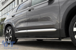 Side steps suitable for Hyundai Santa Fe 2019-2024-image-6212777