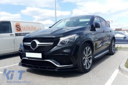 Side steps suitable for Mercedes GLE Coupe C292 after 2015-image-6264516