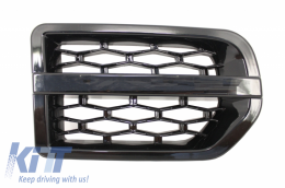 Side Vent suitable for Land Range Rover Discovery III L319 (2006-2009) Hawke Autobiography Design Black - RRSV03B