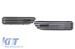 Side Vents Fender Grilles Air Ducts suitable for BMW E46 (1998-2005) M3 Design - SVBME46M3