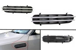 Side Vents Fender Grilles Air Ducts suitable for BMW 5 Series E60 (2003-2011) M5 Design-image-6015985