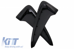 Side Vents Fender Grilles Air Ducts suitable for BMW X5 F15 (2013-2018) M-Design Black-image-6028651