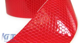 Signalband Markierungsband Absperrband selbstklebend reflektierend rot 100m-image-6191135