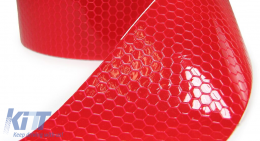 Signalband Markierungsband Absperrband selbstklebend reflektierend rot 20m-image-6191141