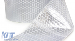 Signalband Markierungsband Absperrband selbstklebend reflektierend weiß 10m-image-6194985