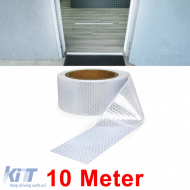 Signalband Markierungsband Absperrband selbstklebend reflektierend weiß 10m-image-6194989