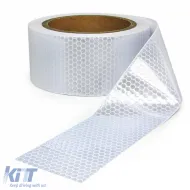 image-14-Signalband Markierungsband Absperrband selbstklebend reflektierend weiß 40m