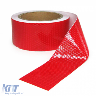 image-47-Signalband Markierungsband Absperrband selbstklebend reflektierend rot 60m