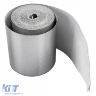 Silberne Wärmeisolierband 450°C, selbstklebender Hitzeschutz, 5 Meter x 50mm-image-6202769