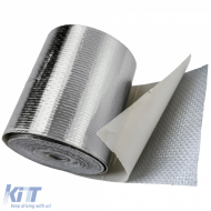 Silberne Wärmeisolierband 450°C, selbstklebender Hitzeschutz, 5 Meter x 50mm-image-6202770