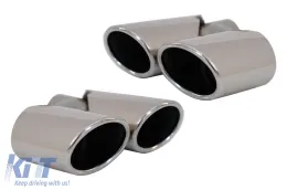 image-30-Silencieux d'échappement Conseils Sorties pour Audi Q5 8R 11.2008-2016 SQ5 Look Chrome