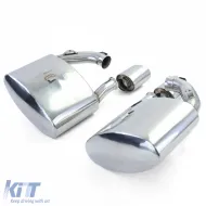 Silenzioso posteriore sportivo in acciaio inox con terminali adatto per Porsche 911 993 94-96-image-6196268