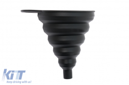 Silicone Foldable Oil Funnel Black L 1