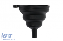 Silicone Foldable Oil Funnel Black S