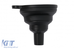 Silicone Foldable Oil Funnel Black M