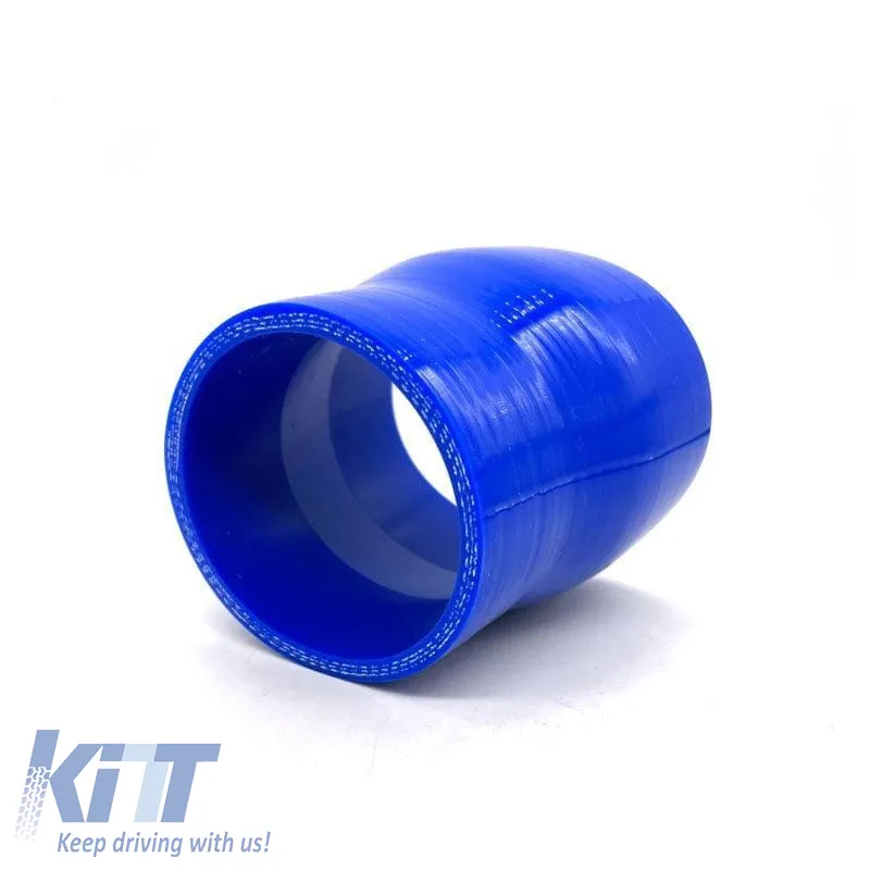 Silicone Hose Angle 45° With Reducer From Φ70mm To Φ80mm Blue