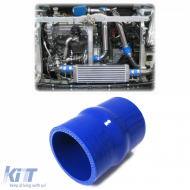 Silicone hose with damper 76mm Ø51mm