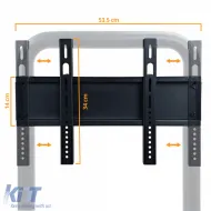 Sim Racing Komplett-Set Rohr 50mm Cockpit Sim Rig inkl. Sportsitz Schwarz Weiss-image-6327963