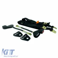 Simple Seat Belt With Crutch 35cm 3 Points Auto Gs 20601 2 Pieces-image-6306319