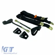 Simple Seat Belt With Crutch 35cm 3 Points Auto Gs 20601 2 Pieces-image-6306320