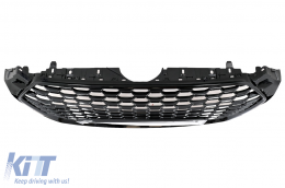 Sin Emblema Parrilla delantera para AUDI A5 F5 2017-2019 RS Look Negro brillante-image-6071178