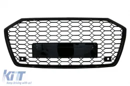 image-53-Sin Emblema Reja para Audi A6 C8 4K 2018+ RS6 Look Negro brillante