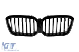 image-64-Single rib kidneys suitable for BMW X3 G01 2021-2024, black lacquer