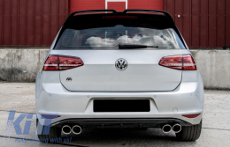 Sistema de escape para VW Golf 7 VII 13-17 Puntas silenciador R Design-image-6045725