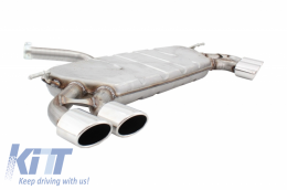 Sistema Scarico per VW Golf 7 13-19 R Look Doppio Punte Silenziatore-image-6046705