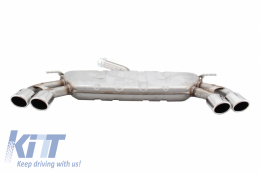 Sistema Scarico per VW Golf 7 13-19 R Look Doppio Punte Silenziatore-image-6046708