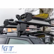 Ski / Snowboard Roof Racks Aluminium Menabo Yelo 4 (4 Pairs Ski or 2 Snowboards) 2 Pcs-image-6306589